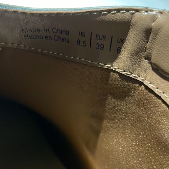 Vegan green leather ankle boots by Call It Spring - Picture 8 of 10